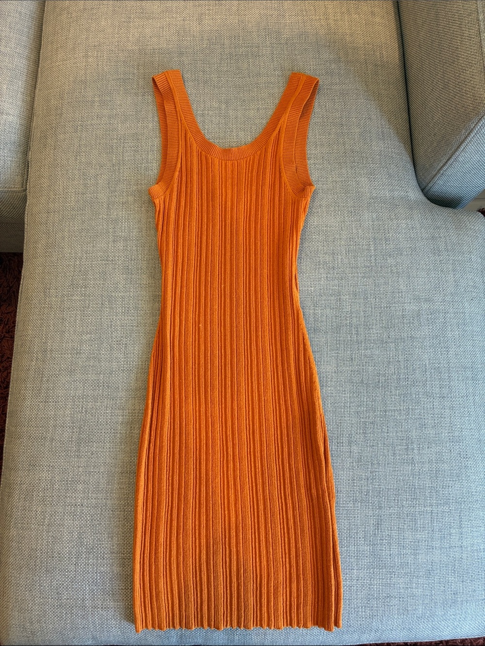 & Other Stories Orange Mini Dress
